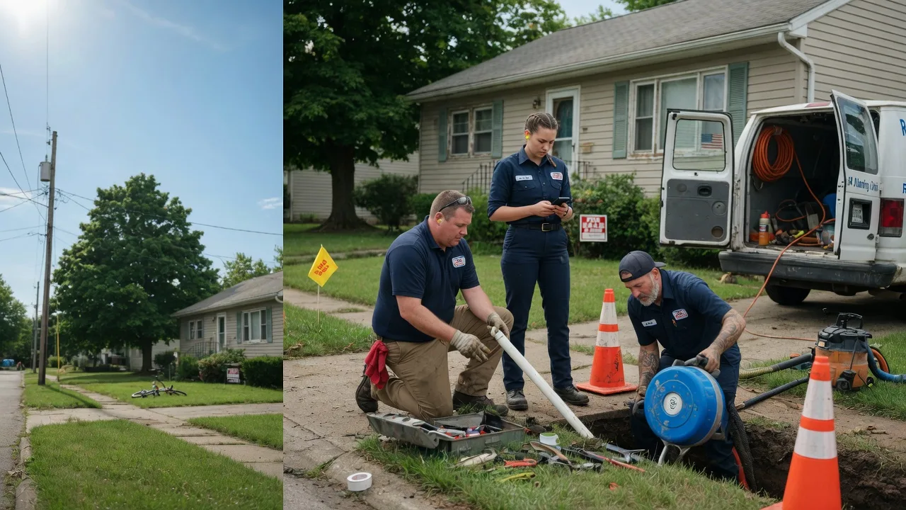 Sewer Line Repair in Middle Point, OH near me